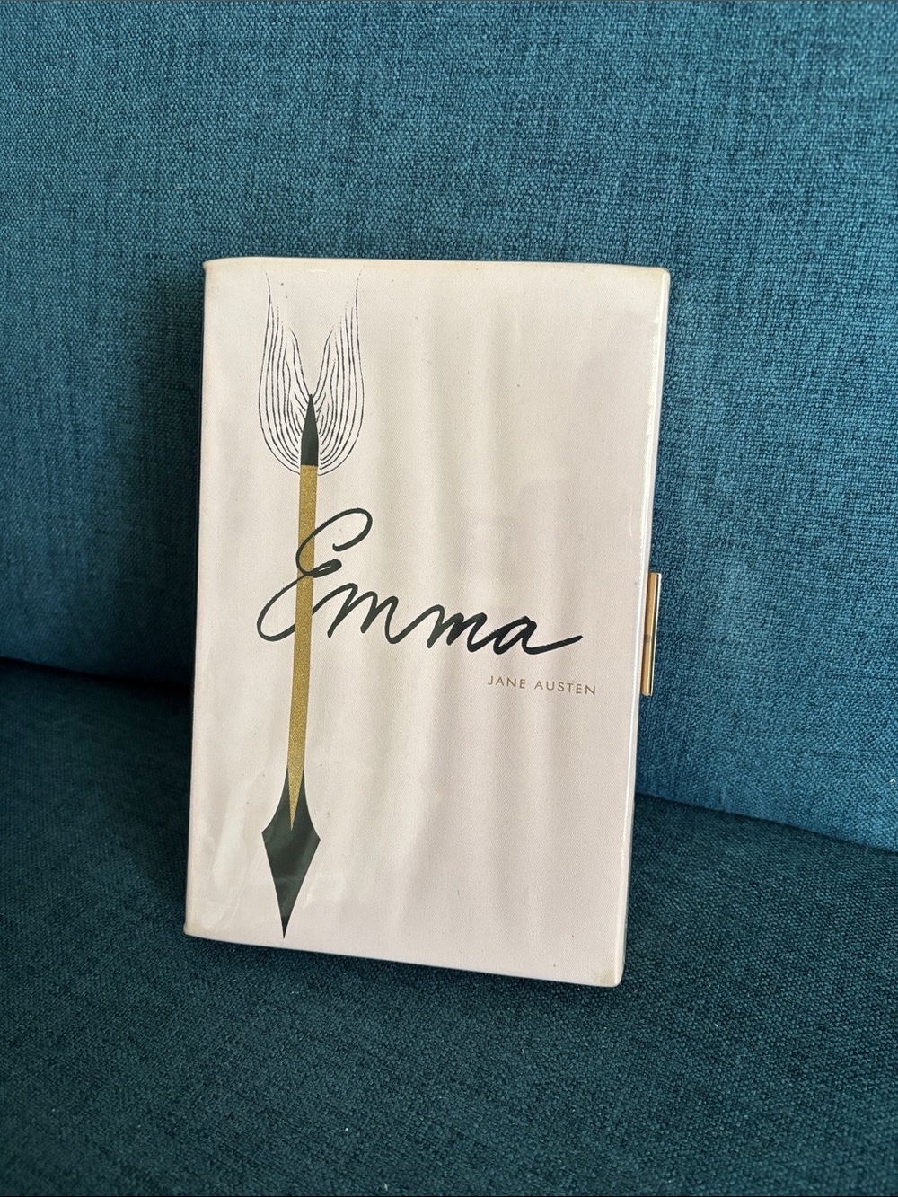 Kate Spade Emma Vintage Book of the Month Club clutch purse